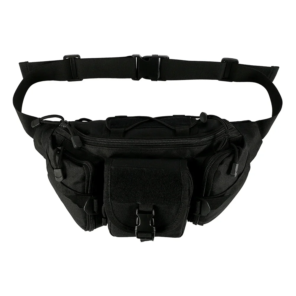 

Men Waist Bag Nylon Fanny Pack with Adjustable Strap Molle Travel Hip Belt Bum Pouch for Travel Outdoor Hiking CyclingHome