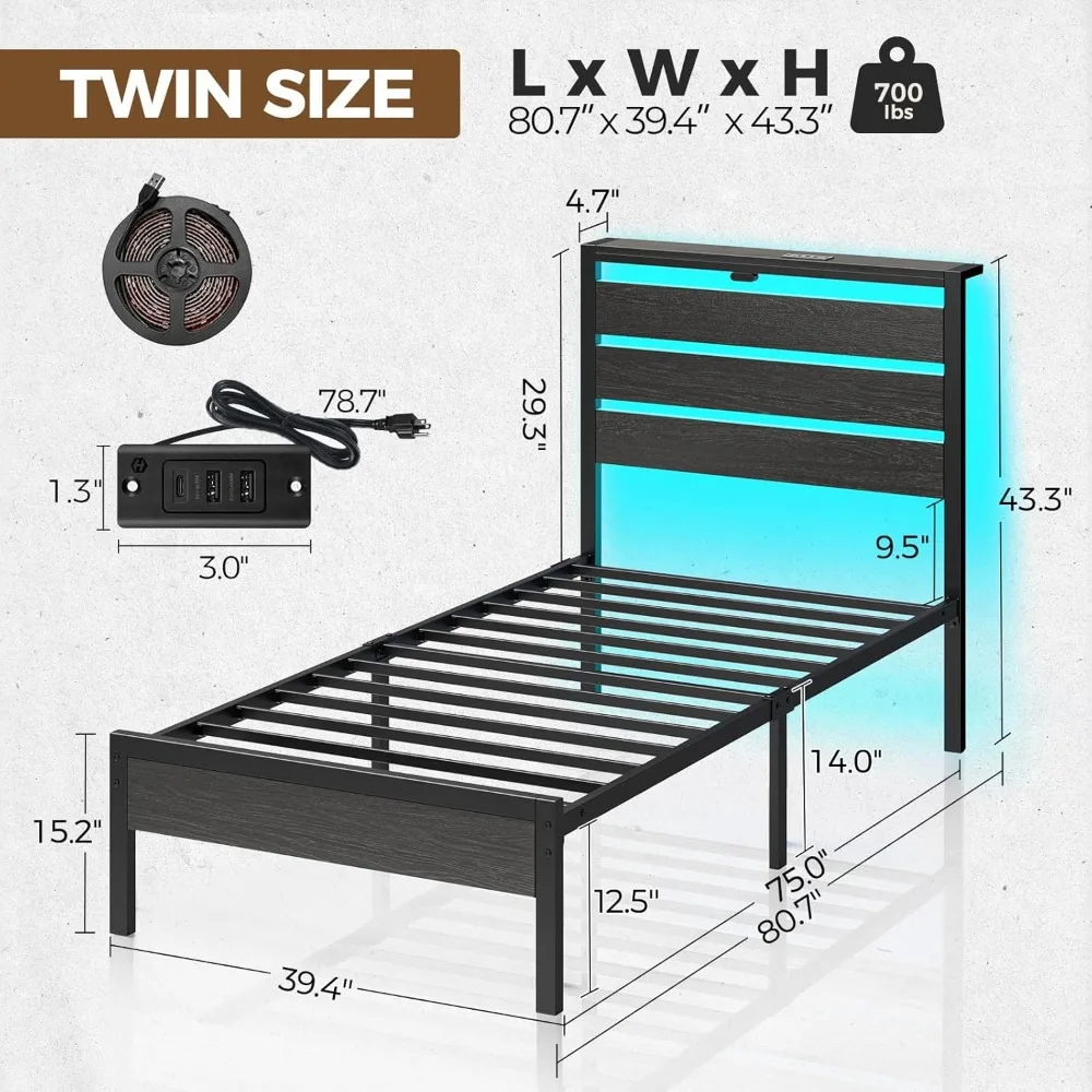 Thumbnail 2 - #6 Latest Metal Platform Beds Offers