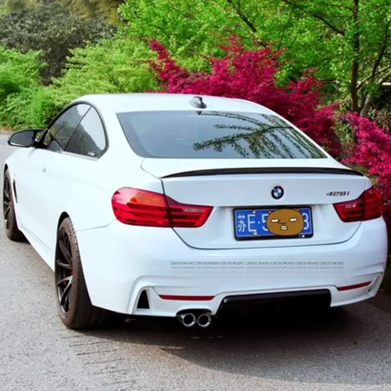 

F32 4 серии 428i 435i 2 Dr P-Style спойлер из АБС-пластика для заднего крыла для BMW 4-Series F32 2014-2020