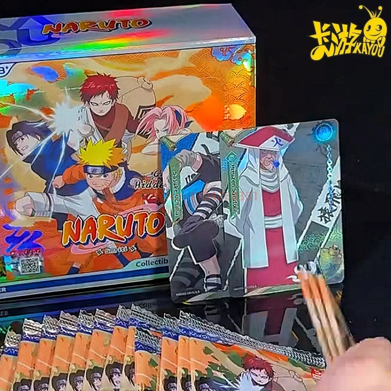 kayou-originale-naruto-serie-2-t2w9-t4w6-versione-inglese-booster-box-anime-tcg-carte-da-collezione-rare-cr-mondo-ninja-giocattolo-regalo
