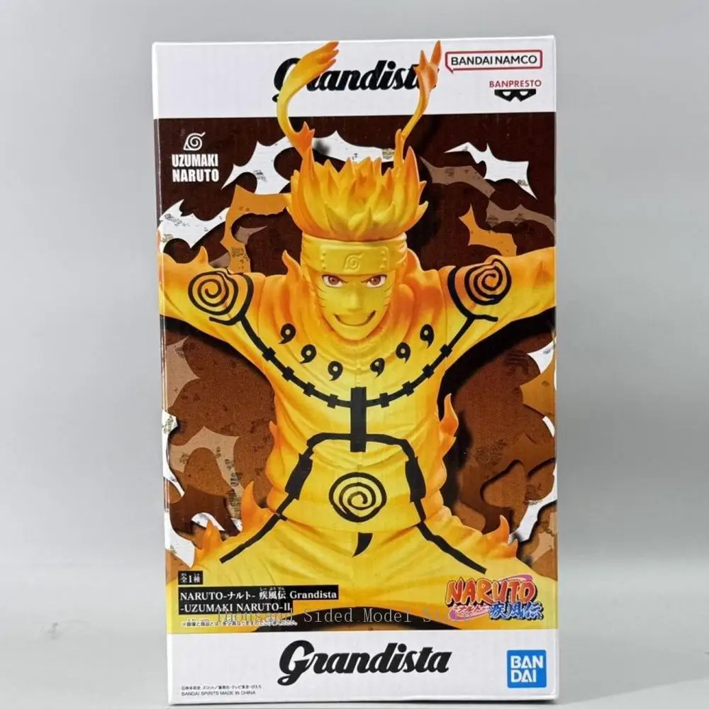 

In Stock Original Banpresto Grandista Naruto Shippuuden Uzumaki Naruto Anime Figure PVC Model Collectible Toys 21CM