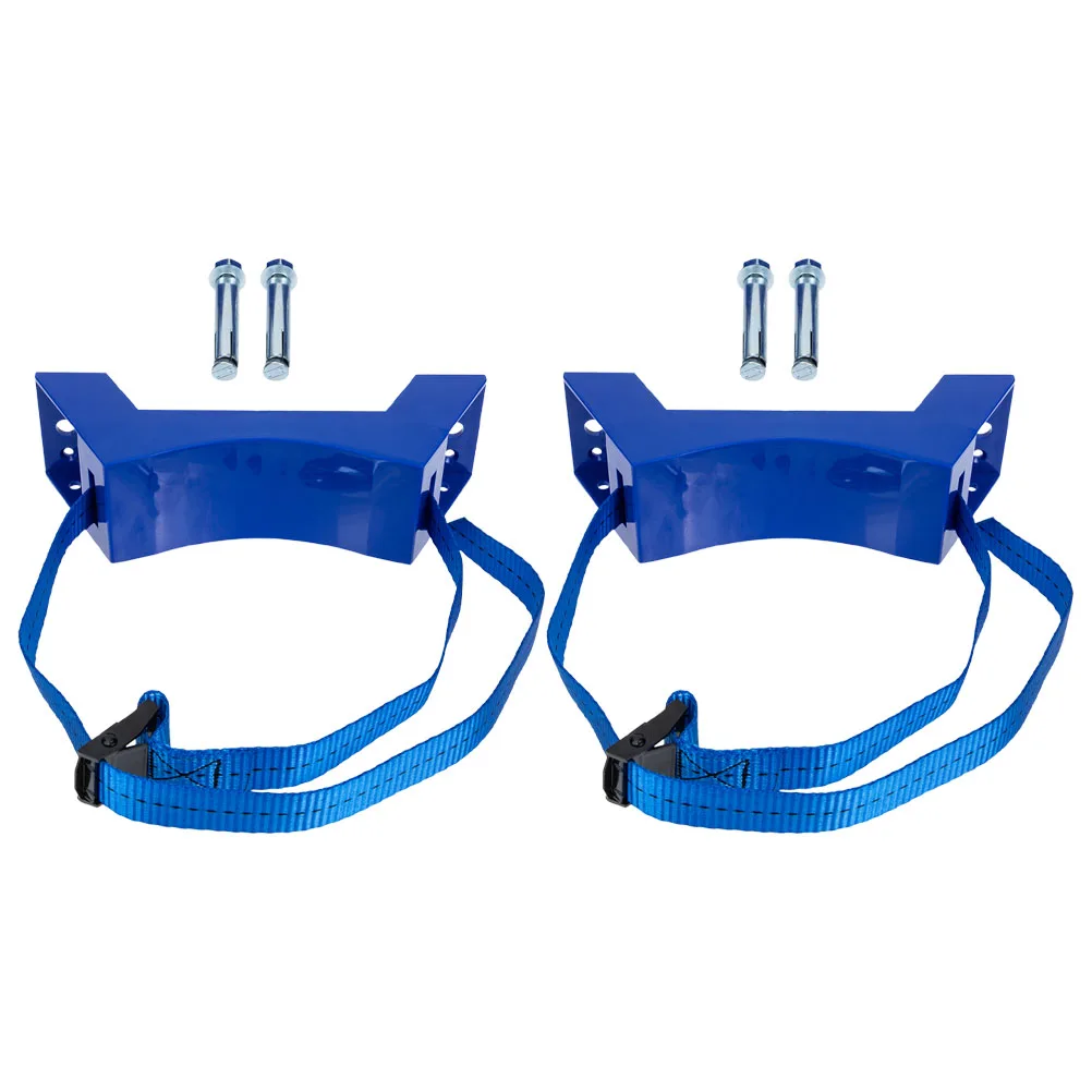 

2 Pcs Gas Bottle Holder Cylinder Tank Fixed Rack Propane Bracket Can Mount Retention Strap Moving