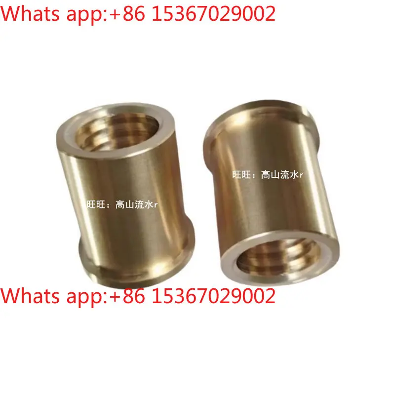 10PCS Grinder Precision Muzzle Copper Nut Copper Sleeve Table Vise Screw Screw Finishing Batch Muzzle Accessories