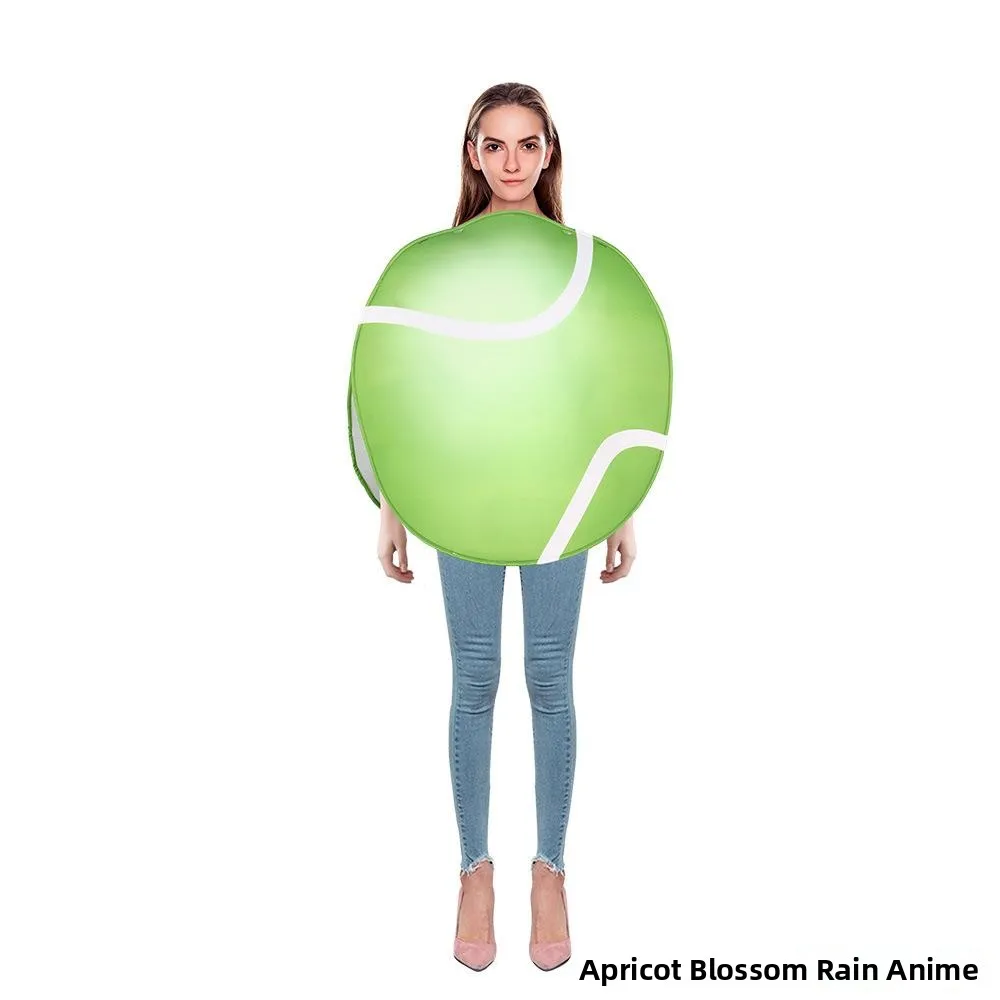 بدلة تنكرية للهالوين على شكل لاعب تنس أو رجبي أو بلياردو، بدلة متكاملة من الإسفنج المركب للفعاليات الجامعية والعروض