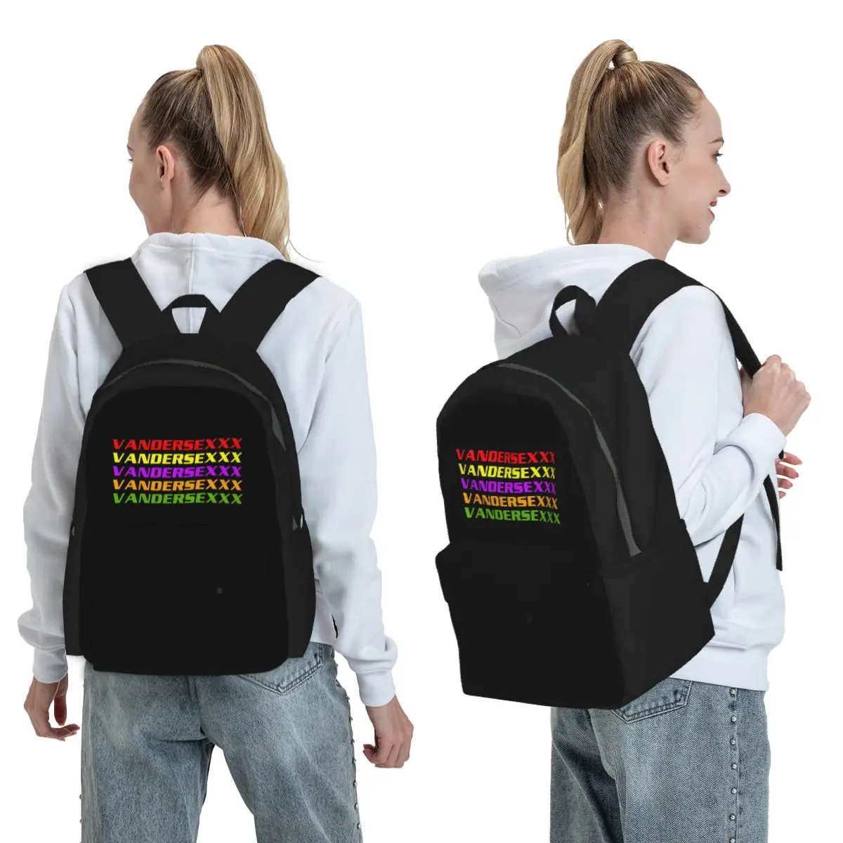 Club Vandersexxx Backpack Boys Girls BookBag Children School Bag Laptop Shoulder Bags for Men Women