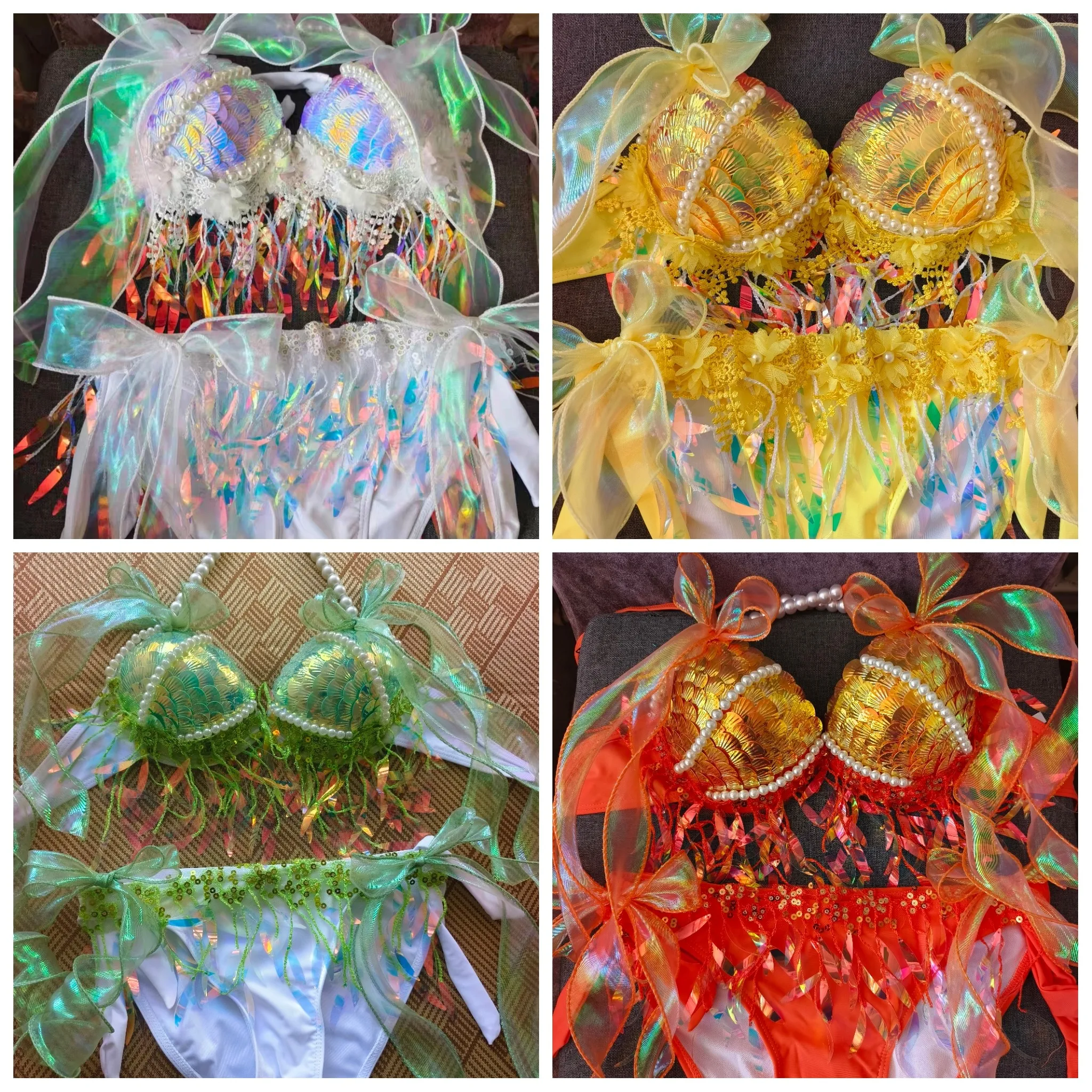 Bra Sequined Bra Free Bikini Aquarium Performance Clothing Electronic Music Festival Unique Special Offer