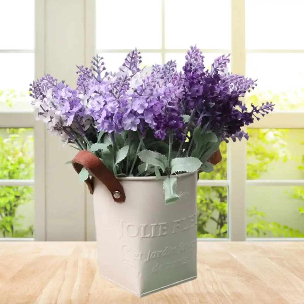 Flower Pot Vintage Reusable Iron Decorative Simple Plant Basket for Balcony
