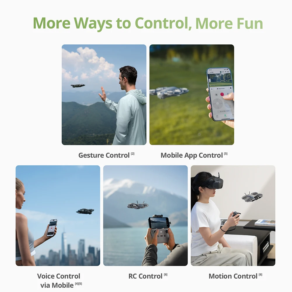 DJI NEO 2 Drones 4K With Camera Palm Takeoff & Landing Gesture Control Smooth Reliable Tracking Lightweight Foldable Mini Neo 2 DJI Drone All-Around Safety & Flexible Flight