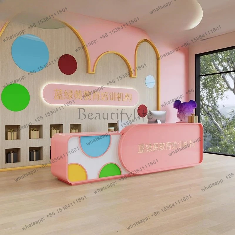 Art Museum Front Desk Children's Clothing Store checkout page Simple training Educational institutions Reception checkout page