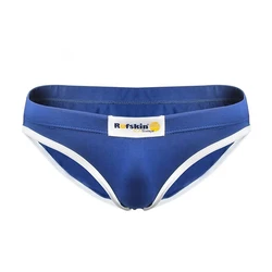 Mne's Sexy Bikini Skinny Cotton Mid-waist Penis Bulge Breathable Comfortable Sweat Sbsorption Comfortable Hip Lift Sports Briefs