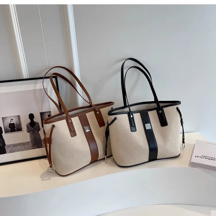 Famous brand design bags for women 2023 luxury bolso replica Fashion Retro Handbag Female canvas bag tote handbag shopping bag