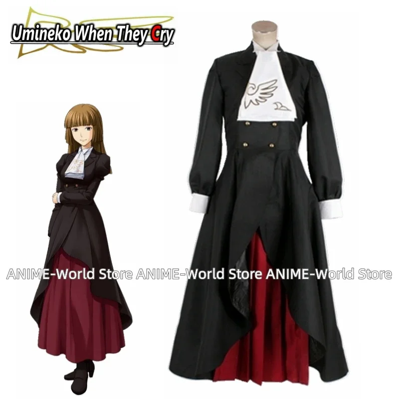Игра Umineko: When They Cry ROSA Косплей Костюм Платье на Хэллоуин Игра Umineko: When They Cry ROSA Косплей Костюм Платье на Хэллоуин
