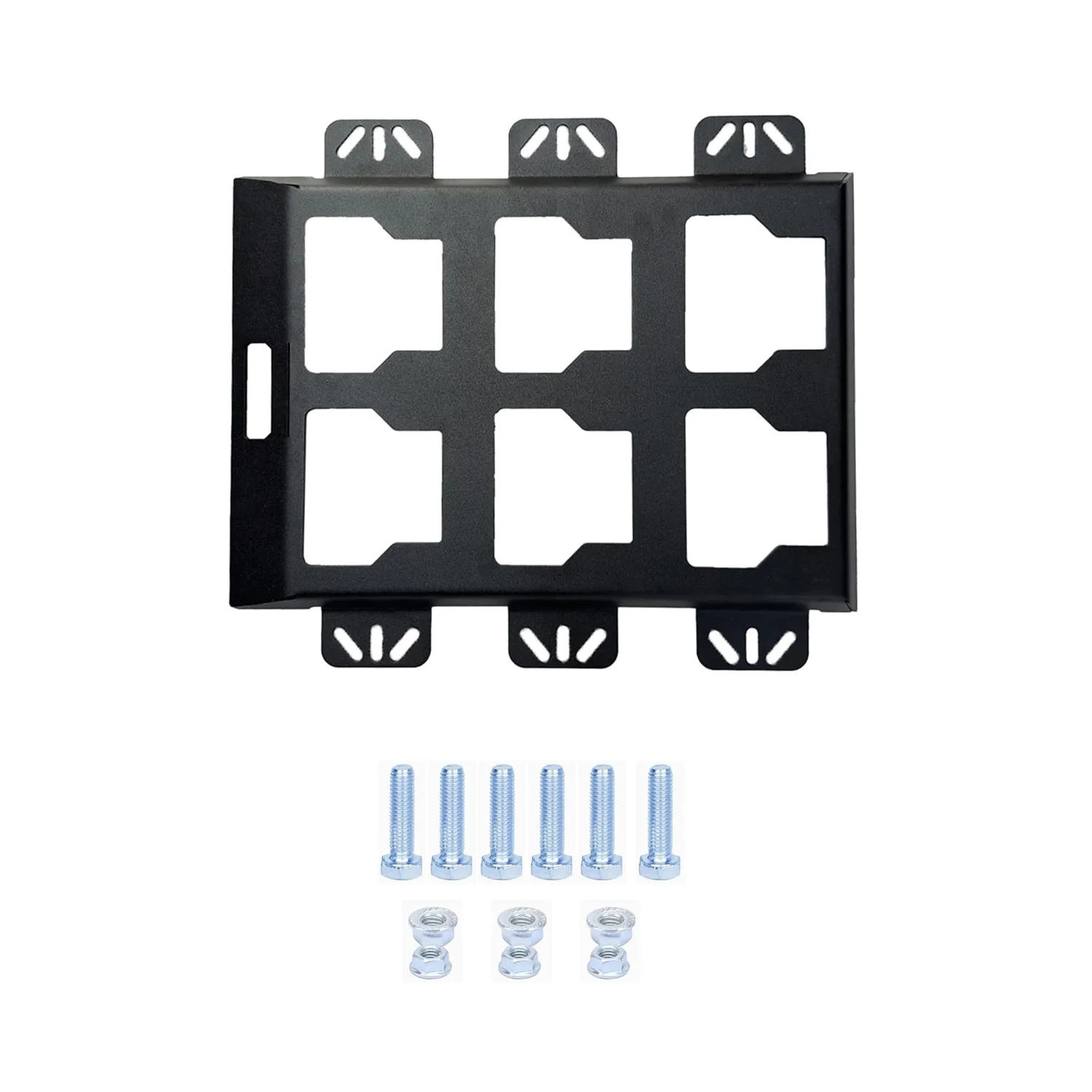 Compatible with Milwaukee Packout Wall Mount Mounting Plate, Half Width, Black
