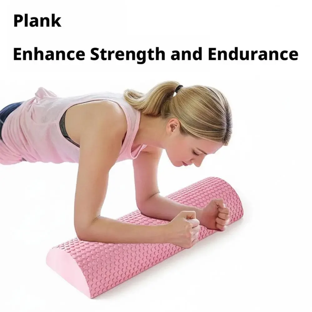 1×ลูกกลิ้งฝึกสมดุลแบบครึ่งวงกล - Pilates Yoga Block Exercises บทวิจารณ์และราคา