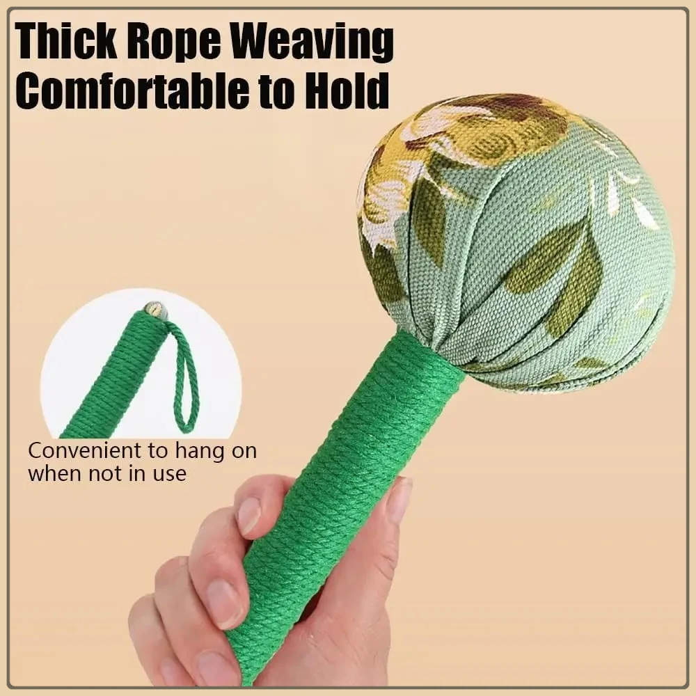 

Muscle Relaxation Tool - Lymphatic Massage Hammer for Neck, Leg & Back - Manual Pain Relief Stick