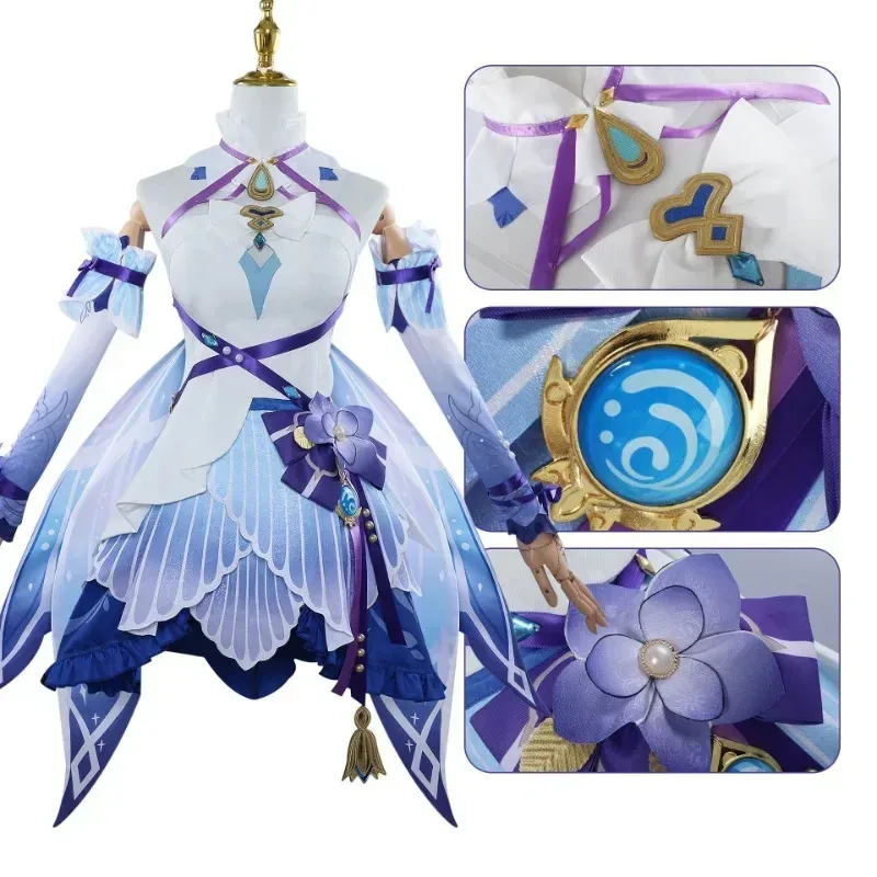 Jogerli Genshin Impact Nilou Suit Cos Breeze of Sabaa 코스프레 의상 가발 할로윈 여성 게임 Anime Clothv;6'h,8;r.