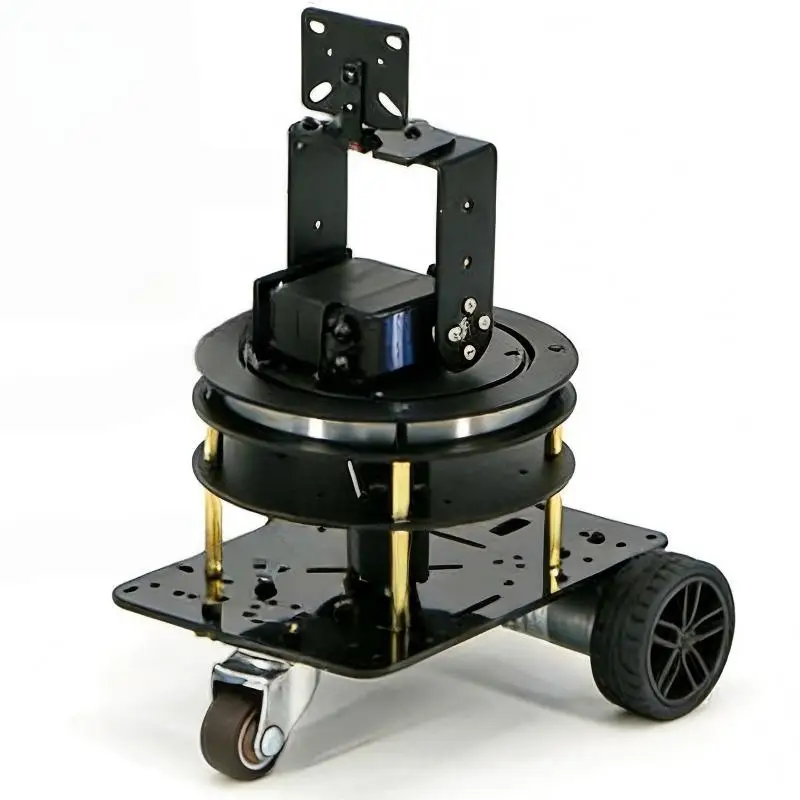 4WD Car Chassis with 2 Dof Rotating Gimbal Encoder Motor Robotic Car For Arduino Raspberry Pi STM32 Programmable Robot DIY Kit
