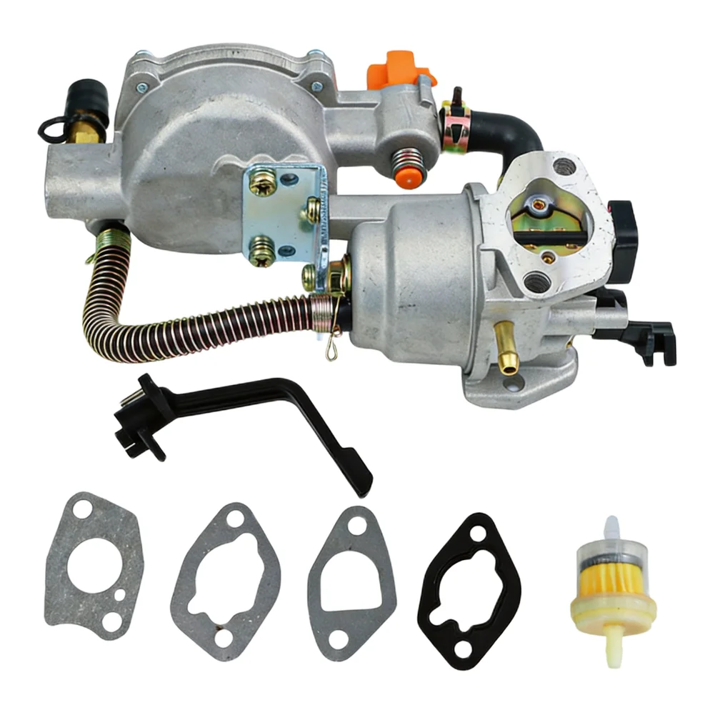Carburetor Dual Fuel Conversion Kit Designed for 168F Generator Models Including 170F 208cc 210cc 212cc Engine Types