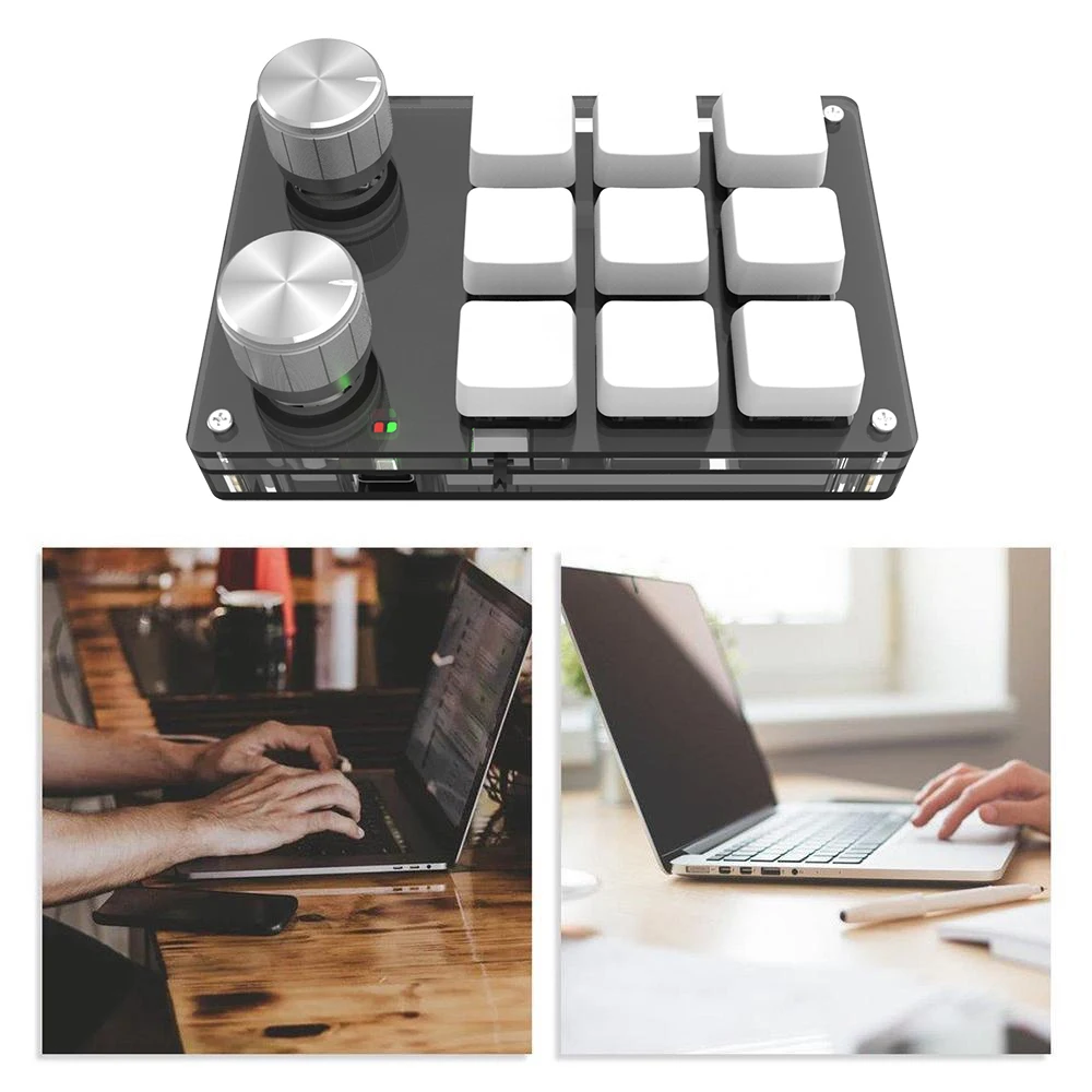 Tastiera Hotswap Mini tastiera meccanica programmabile macro tastiera da gioco Bluetooth fai da te per Linux Mac