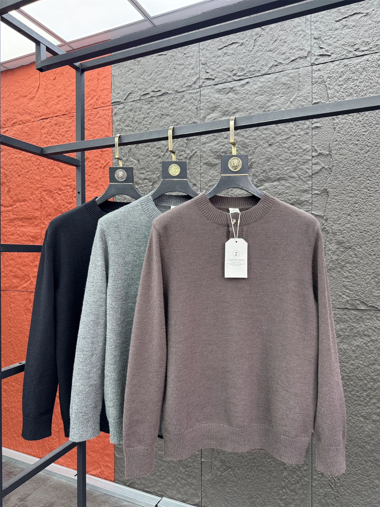 

Svip Luxury Camere like Comfortable Knitted Sweater Casual round Ne Color Men's Pullover Warm Autumn Winter Top