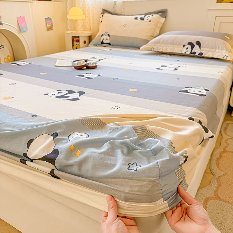 100%Cotton Fitted B…