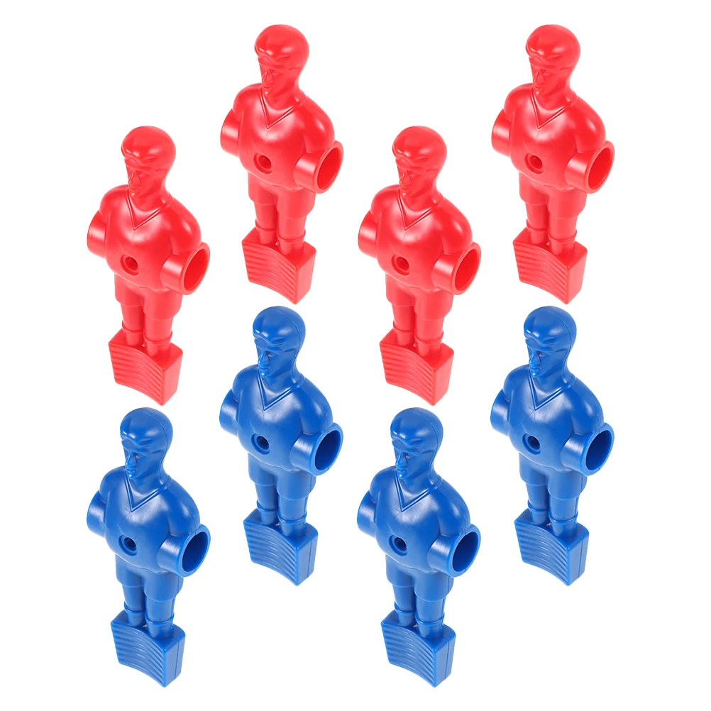 

8 Pcs Table Football Machine Foosball Replacement Parts Figures Plastic Desktop Player Statue Toy