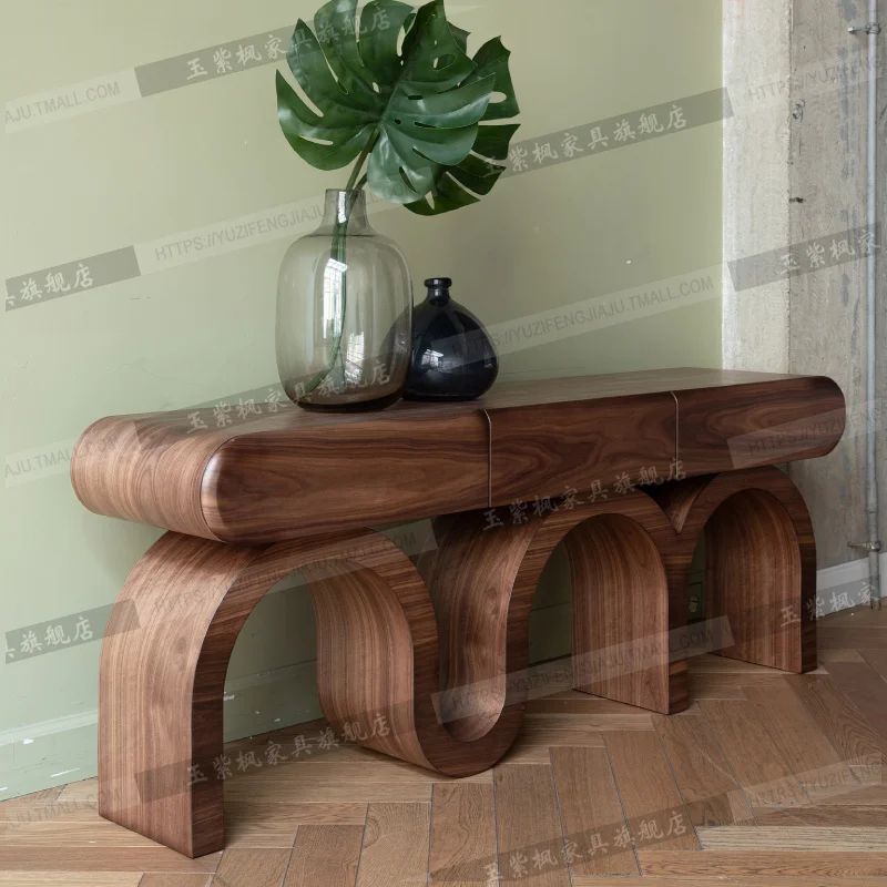 Opposite the porch desk porch desk retro living room high-end porch cabinet decorative table