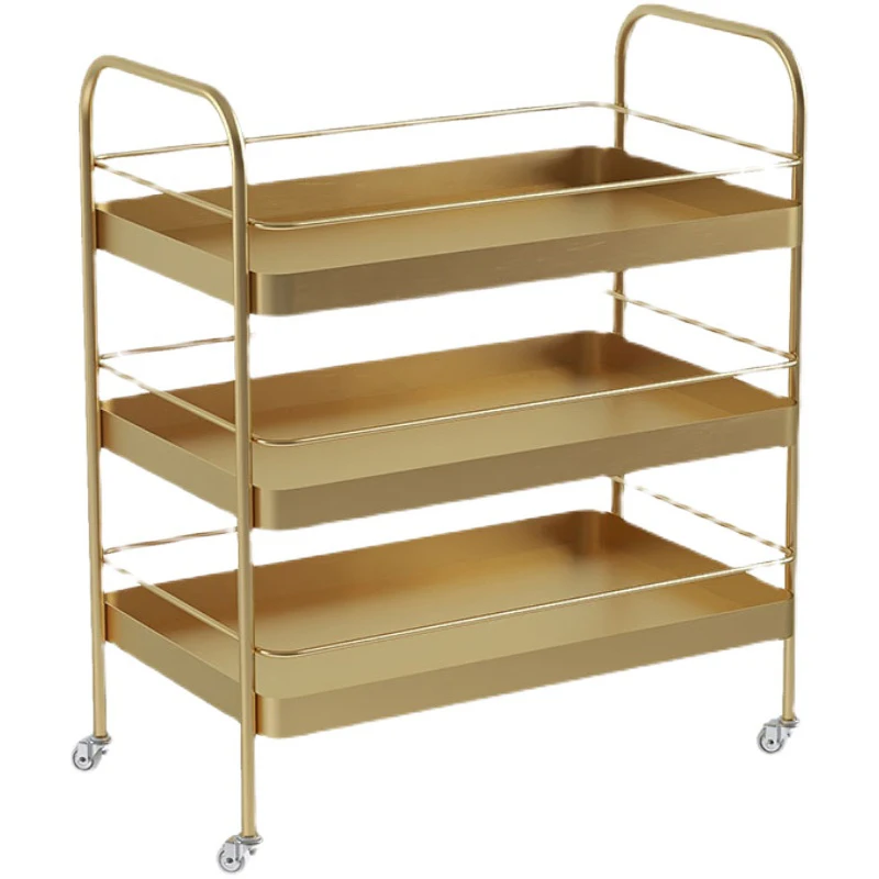 Modern Multi-purpose Kitchen Rolling Metal Rack Storage Cart