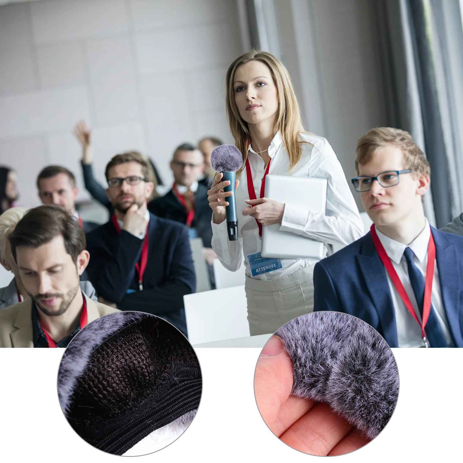 

Microphone Cover Windproof Noise Reduction For Lavalier Mic Compatible With Changba Q3 Microphone Accessory Portable Audio