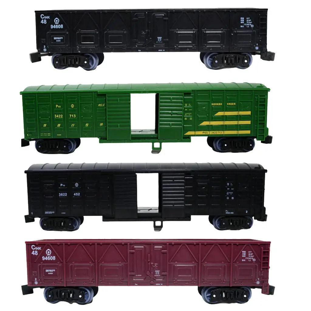 1:87 Simulation Freight Car Wagon with Hook Sandtable Layout Diorama Scenery