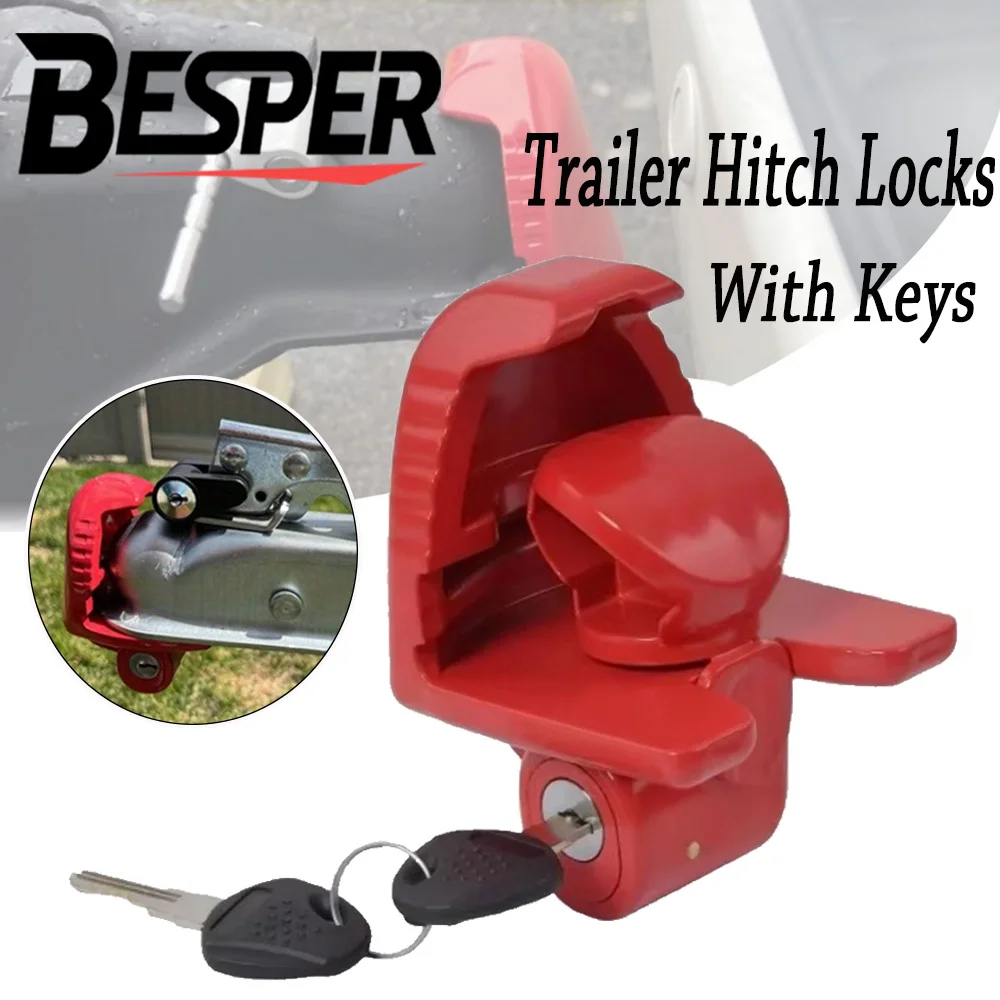 Trailer Hitch Anti-theft Lock Car Yacht Marine Towing Accessories Trailer Connection Assembly Security Anti-theft Lock Device