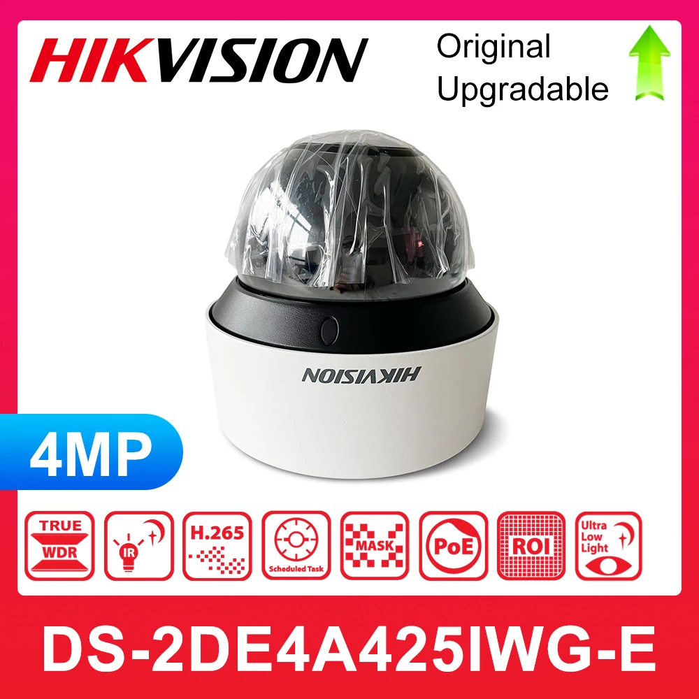 

Hikvision DS-2DE4A425IWG-E 4-inch 4MP 25X DarkFighter Speed Dome IP Camera IR50M Auto-tracking Face Capture Surveillance Camera