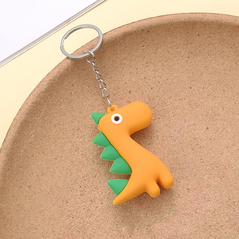 1PC Key Chain Creative Animal Cartoon Key Ring Dinosaur Key Holders Fit Women Men Child Car Keys Bag Accessories Gifts