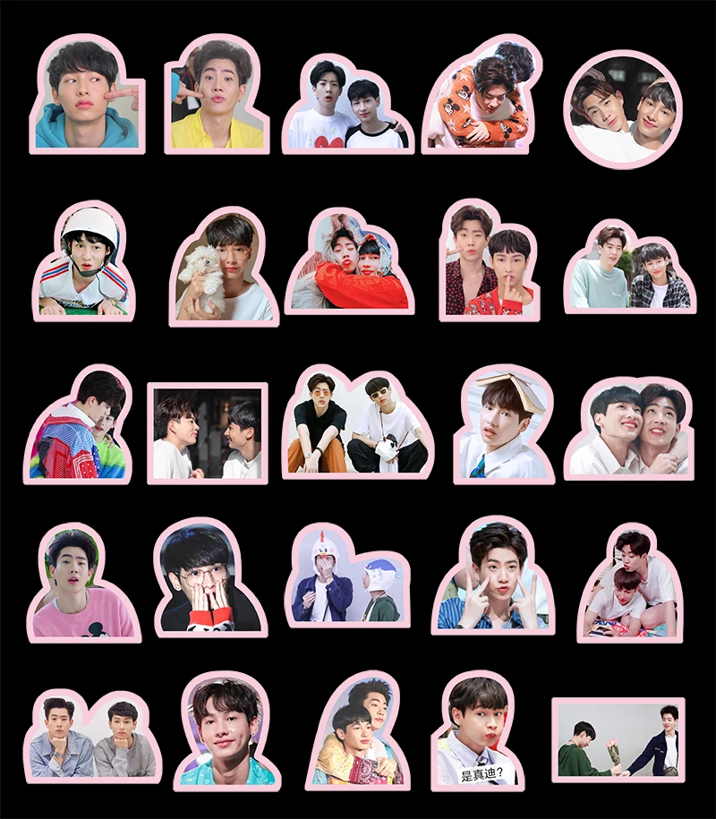 25pcs New Thailand Stars Drama Not me Series NotmeSeries Theory Of Love Off Gun stickers OffGun cute stickers gift