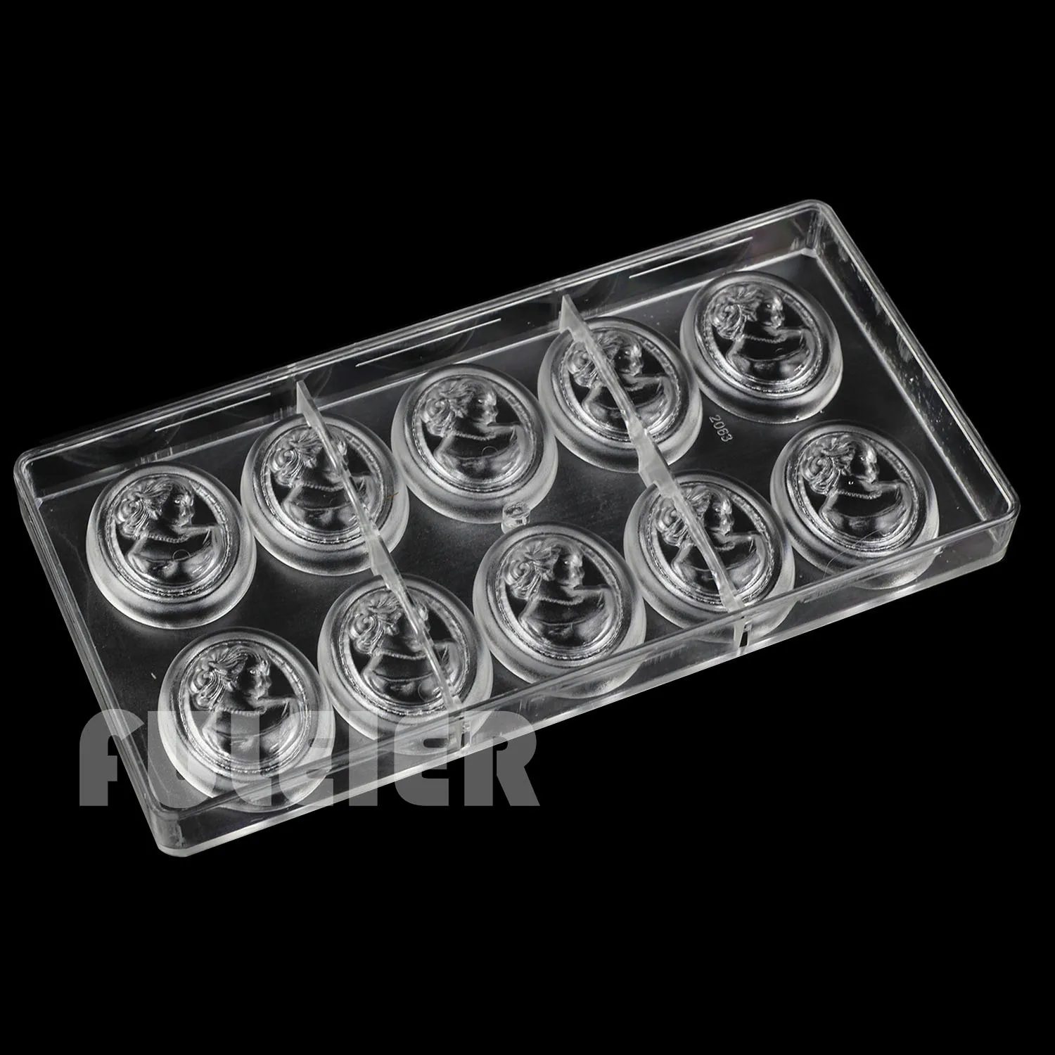 Queen Shape Polycarbonate Chocolate Mold Plastic Pastry Candy Mold For Cake Decorating Baking Suger Craft Tools Bakeware
