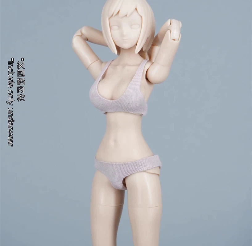 SAtoys SA050 1/12 Scale Female Sports Bra Underpants Underwear Clothes Molde Fit 6-inch T86-ST01/02 Soldier Action Figure Body