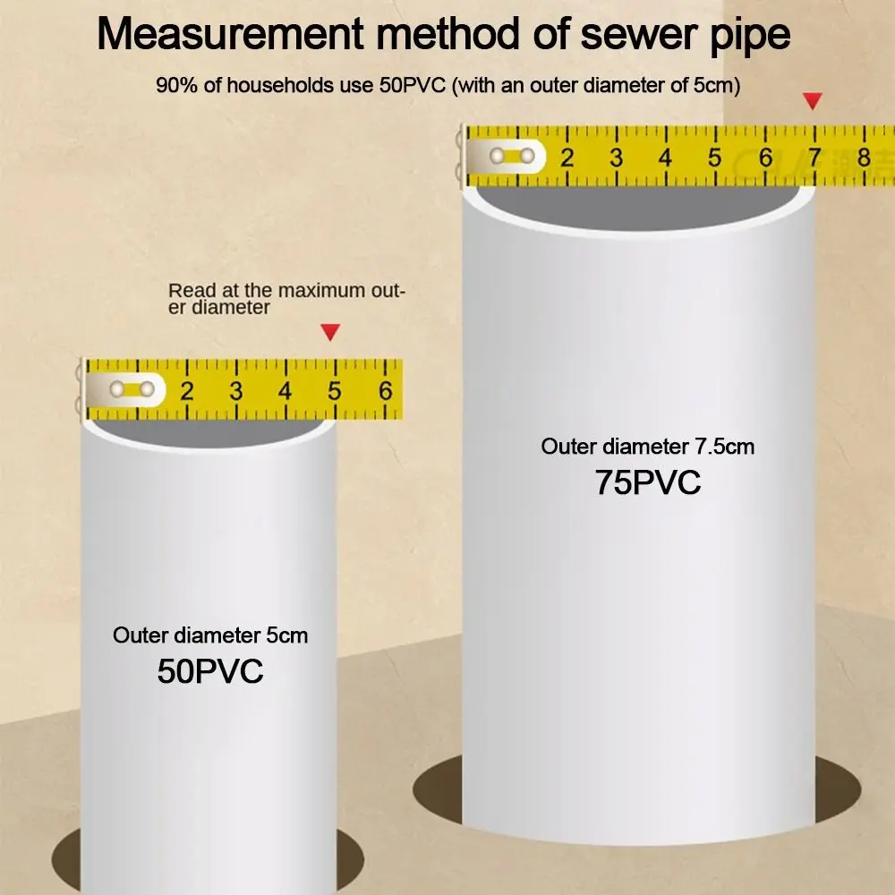 Sealing Ring Sink Drain Pipe Adapter Multifunctional 5 in 1 Dishwasher Water Pipe Connector Anti odor Universal