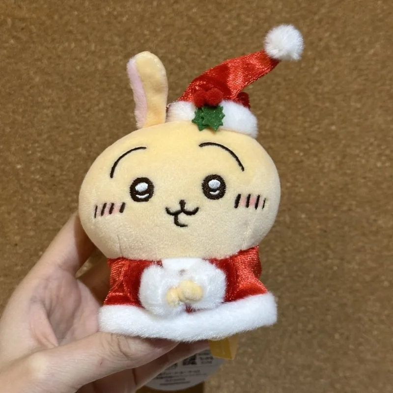 MINISO Chiikawa Hachiware Usagi Kawaii أنيمي الكرتون عيد الميلاد أفخم دمية أفخم قلادة محدودة موضة الاتجاه هدايا للفتيات