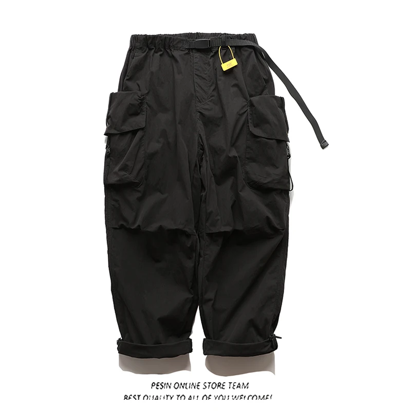 

Outdoor Functional Sle Men's Casual Pants Loose Wide Leg Multi-ket Leisure Trousers y Trendy Brand Workwear