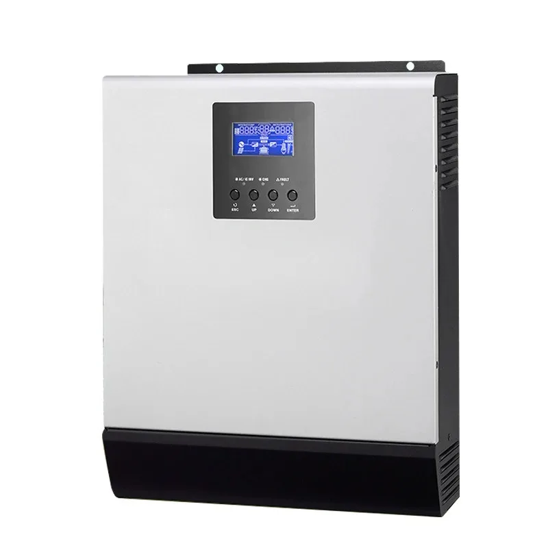 Inversor Solar 3KVA Onda Senoidal Pura 2400W 24V 220V 3000W Híbrido com Controlador Solar MPPT Integrado e Carregador de Bateria