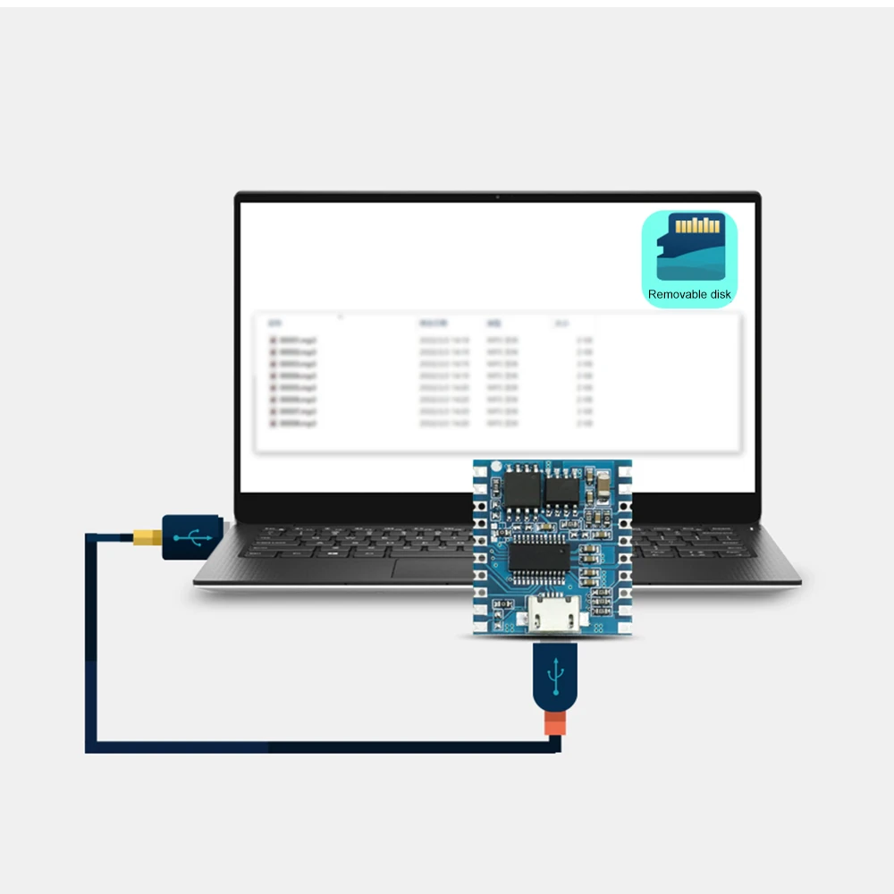 Il modulo di controllo della riproduzione vocale attiva i Trigger del segmento di controllo della porta seriale MP3 Storage integrato IO Trigger