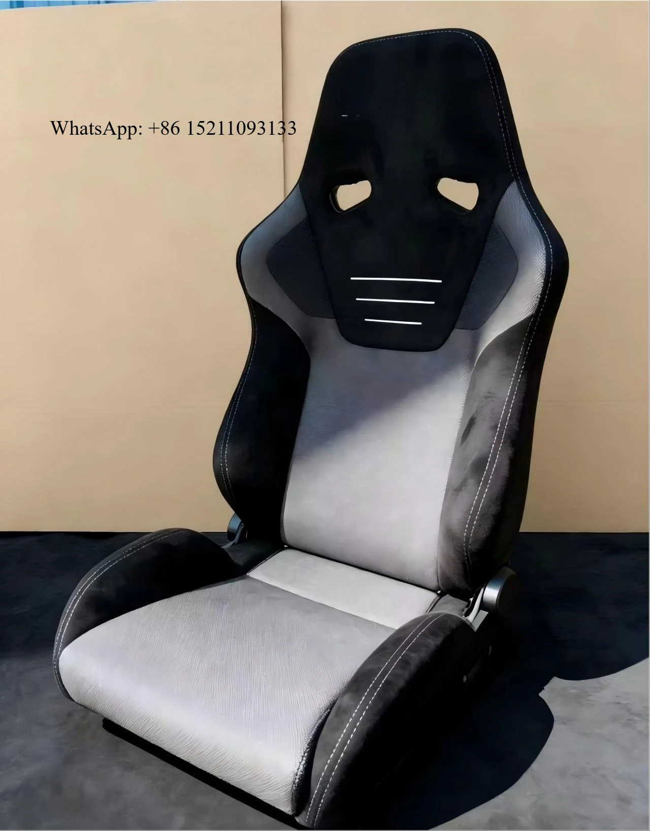 Premium Leather Racing Bucket Custom Color Heavy Duty Seat for Auto Racing and Tuning