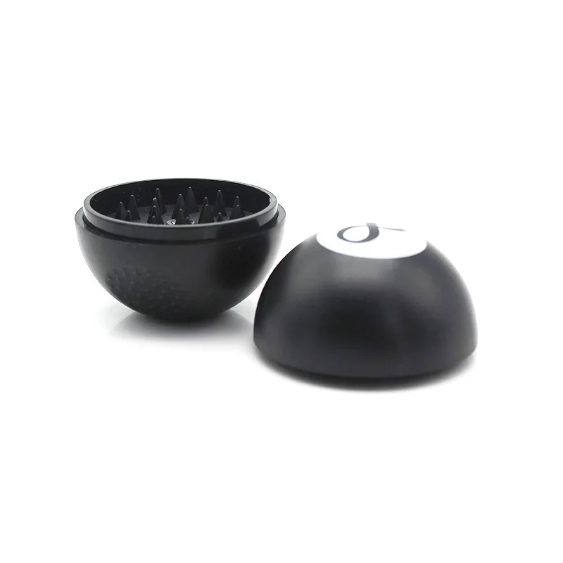 60mm 3 Layers Ball Shape Herb Tobacco Grinder Crusher Cigarette Grinder Crusher Plastic Leaf Herbal Tobacco Grinder Hand Muller