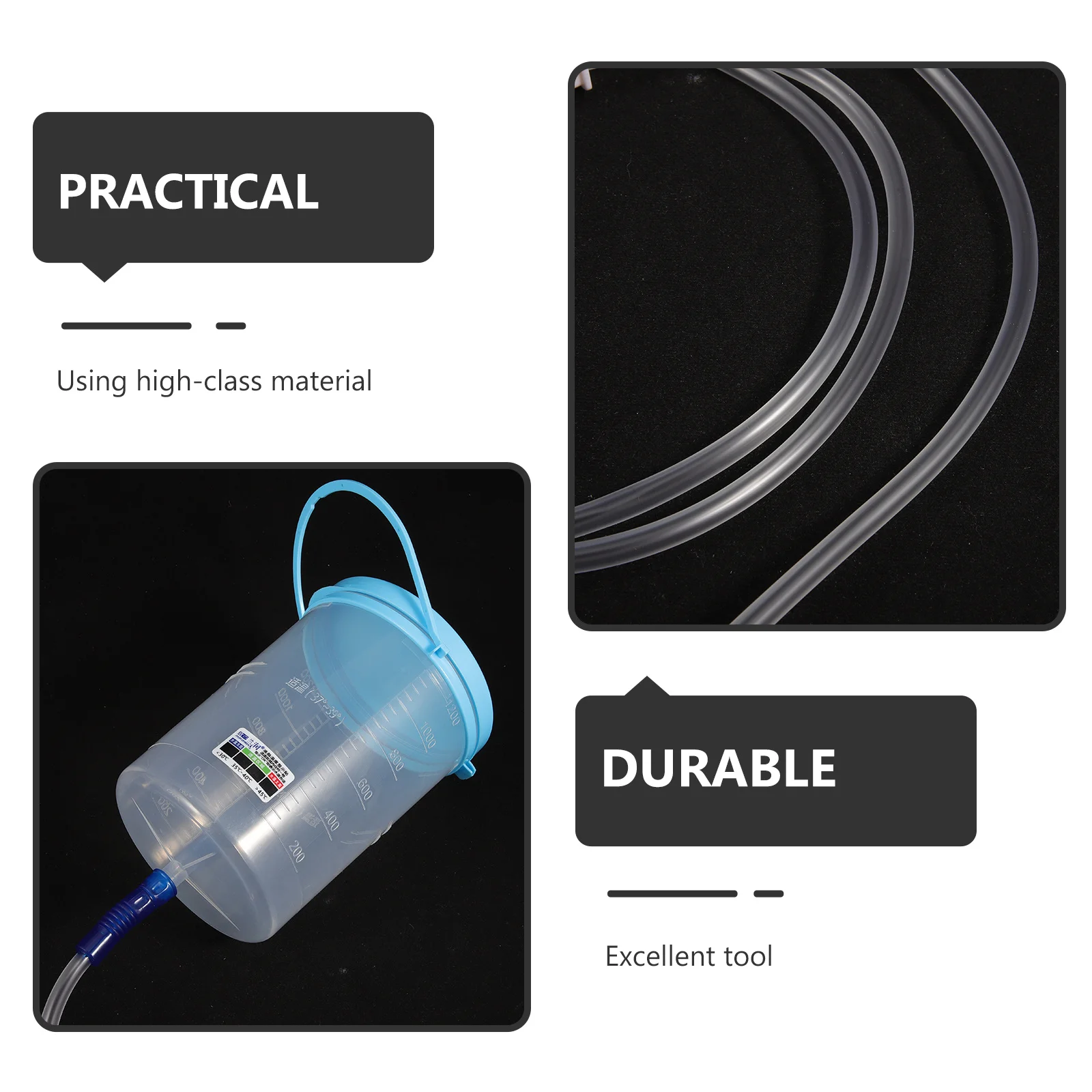 

1Set Reusable Enema Bucket Portable Colon Cleaning Kit for Household Travel Use High-Quality Enema Cleaning Supply