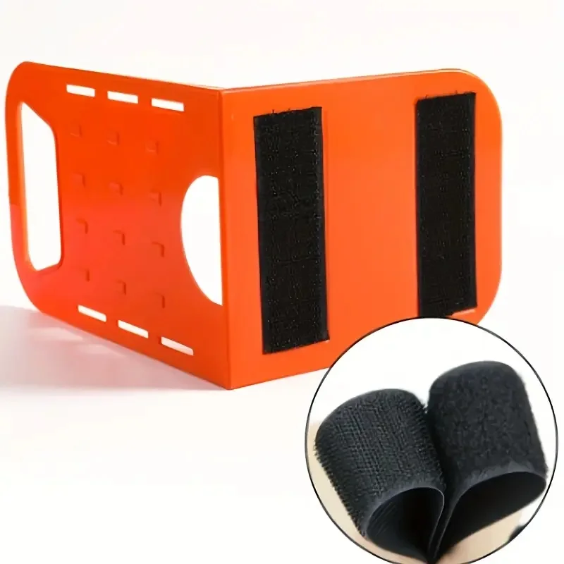 ABS Resin Car Trunk Organizer with Magic Hook, Adhesive Anti-Slip Angle Support Bracket for Secure Storage.