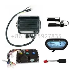 FRERE SHIPPING QS138 90H 4000W Mid-Drive BLDC Motor With 428 Sprocket And Sine Wave Controller For Electric Motorcycle