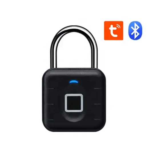 TUYA Unlock Smart Padlock with Keyless Suitable for Luggage Bags Door Fence Unique Touch Smart Electronic Fingerprint Padlock