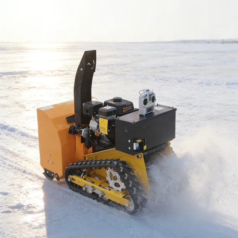 Powerful 15HP Tracked Gas Snow Blower, Multifunctional Walk-Behind Snow Thrower for Residential & Commercial Winter Snow Removal