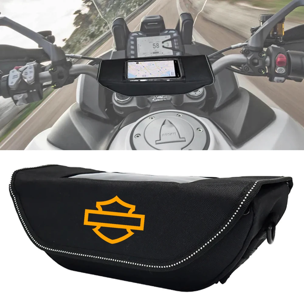 

Motorcycle Waterproof Bag Storage Handlebar bag For HARLEY PAN AMERICA 1250 S PA 1250S PA1250 Travel Tool bag