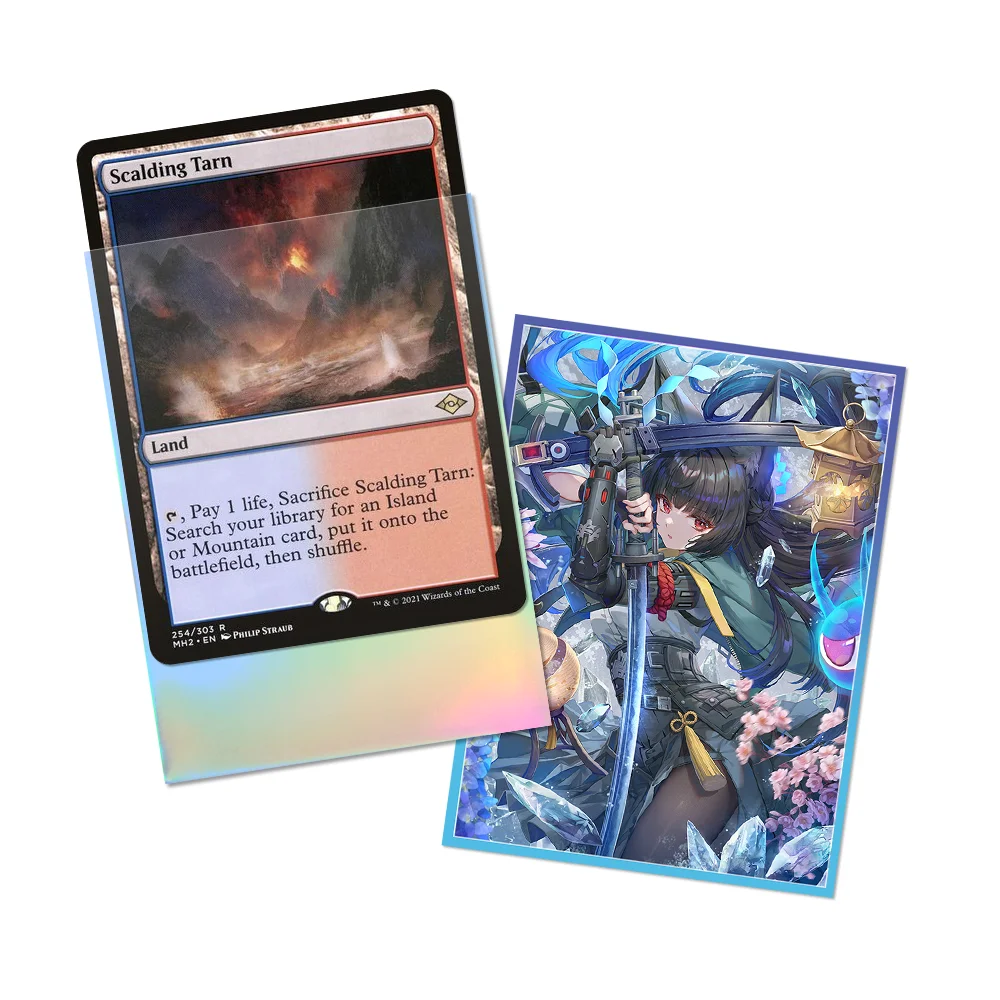 120PCS 67×92mm Hoshimi Miyabi Cartoon Anime Card Sleeves Board Game Card Protector Card Shield Double Card Cover for PTCG Card